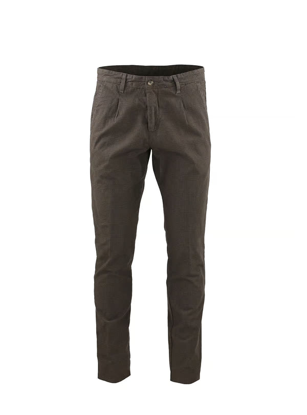 PRINCE OF WALES FABRIC TROUSERS