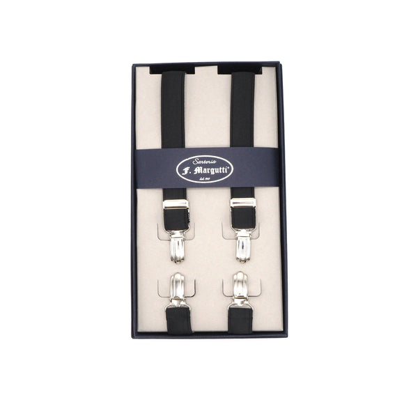 Elegant black thin braces