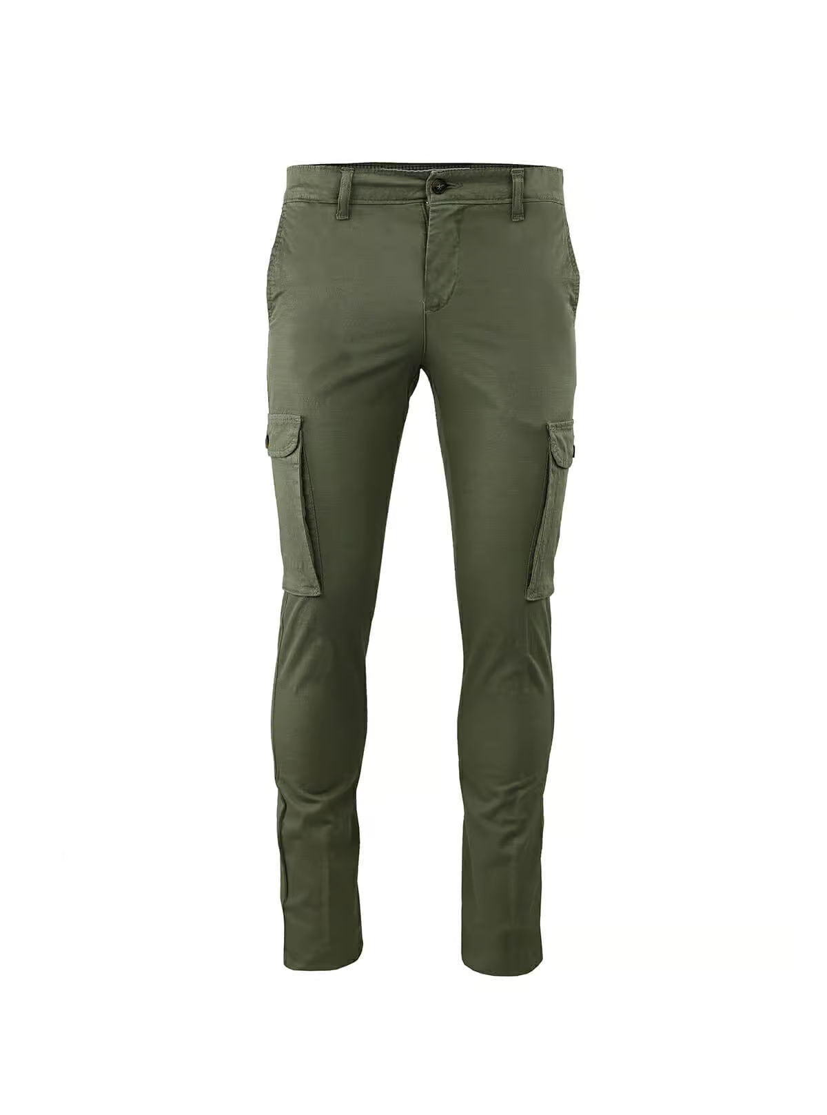 PANTALONE CON TASCONI IN LINO