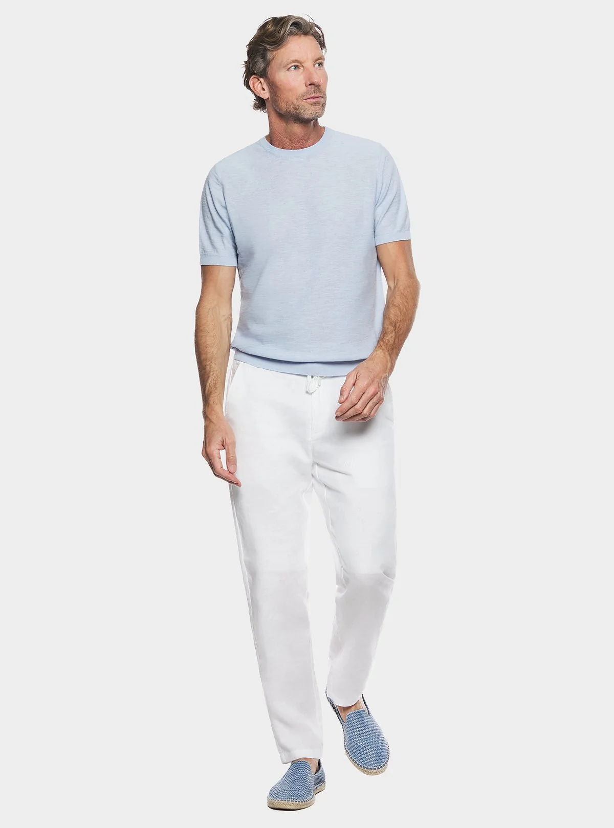 CREW NECK MM LINEN COTTON