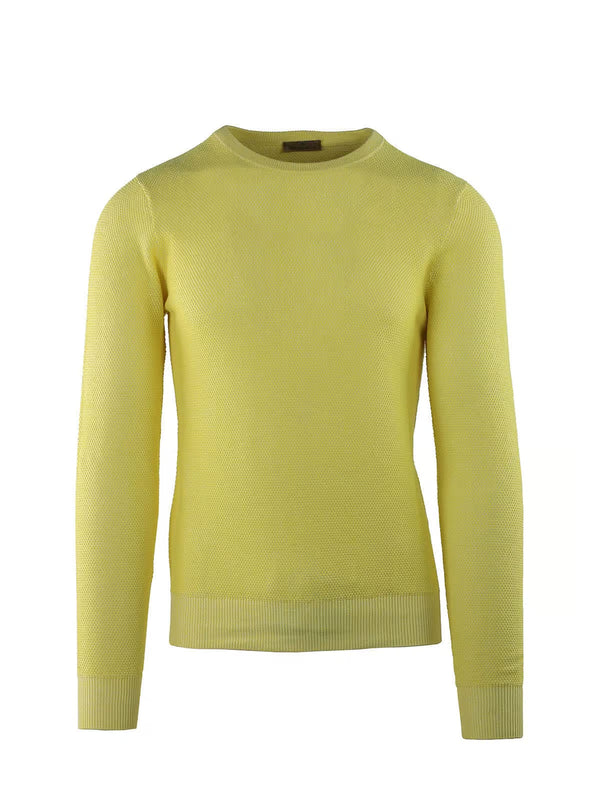 TWO-TONE OXFORD CREW NECK