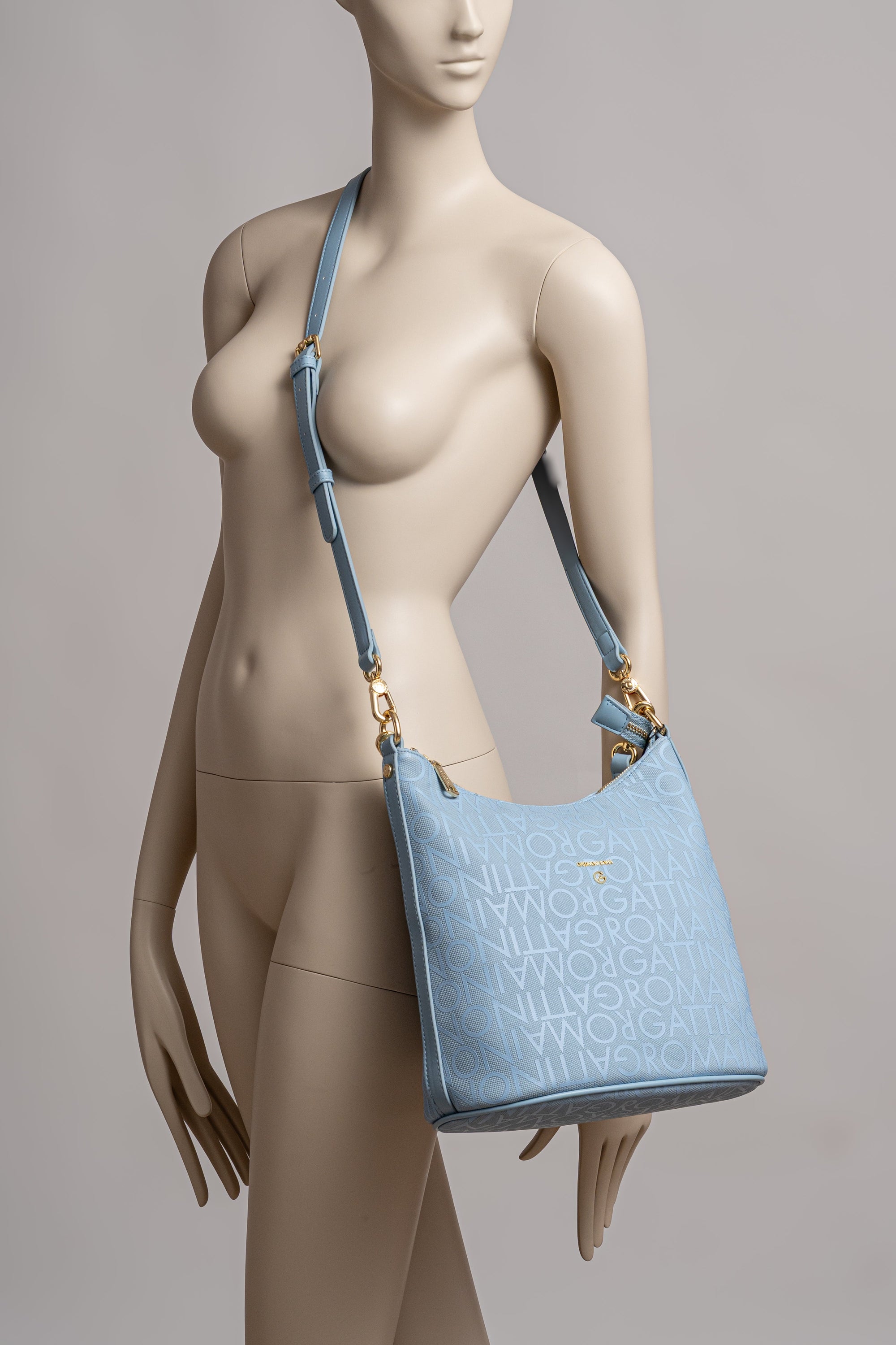 Hobo Bag Charlie Azzurra