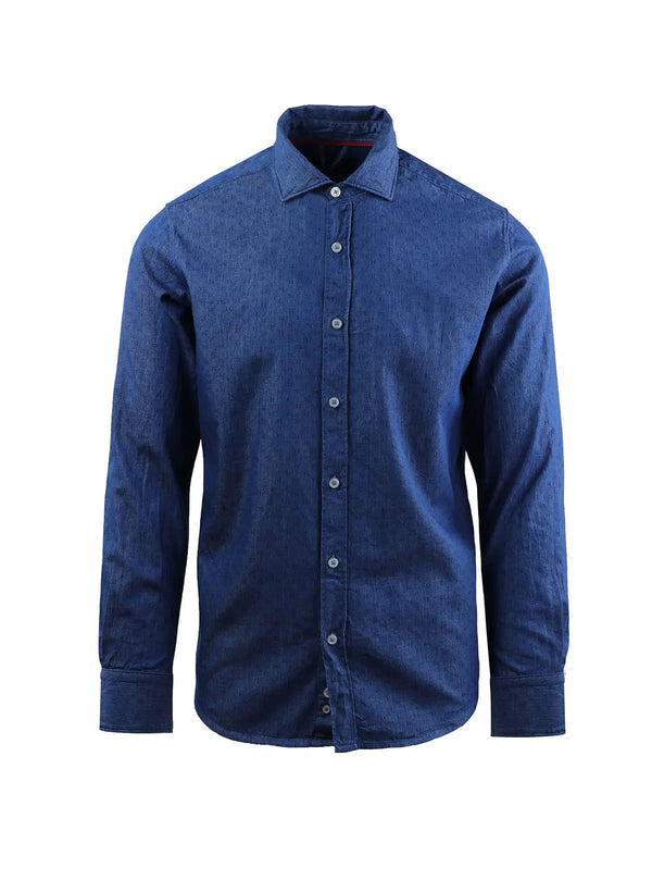 PRINTED DENIM SHIRT