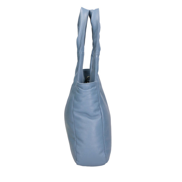 Women's Shoulder Bag in Nappa Print Leather - 6502.
