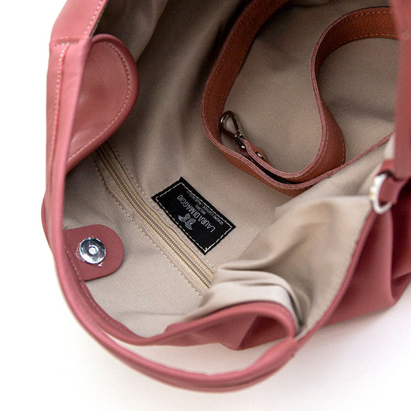 ELSA - Maxi bag in black nappa leather