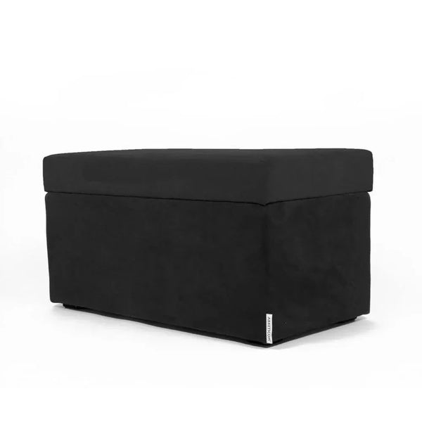 PANDORA 84 MF, Rectangular Microfiber Container Pouf 84x42 h42