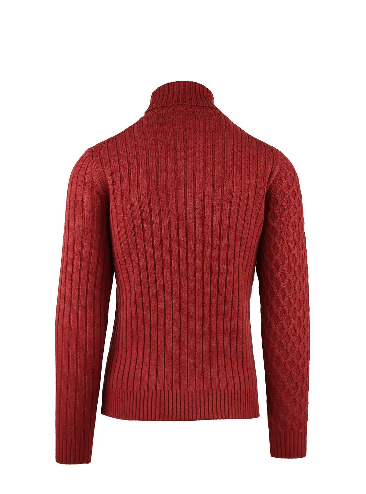 TURTLENECK WITH MULTI-WORKINGS