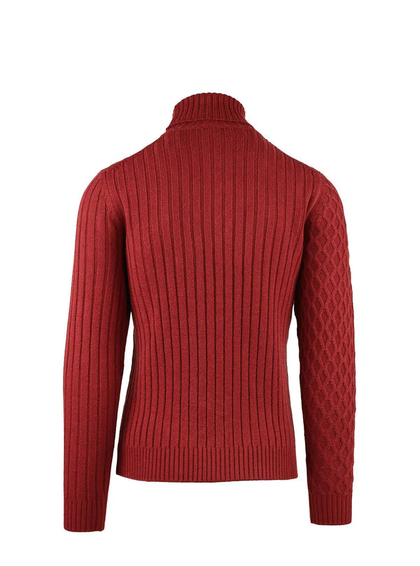 TURTLENECK WITH MULTI-WORKINGS