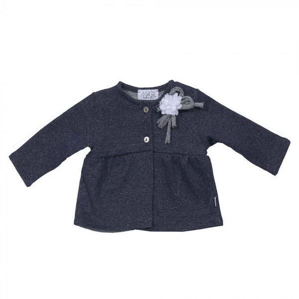 CARDIGAN FELPINA BLU
