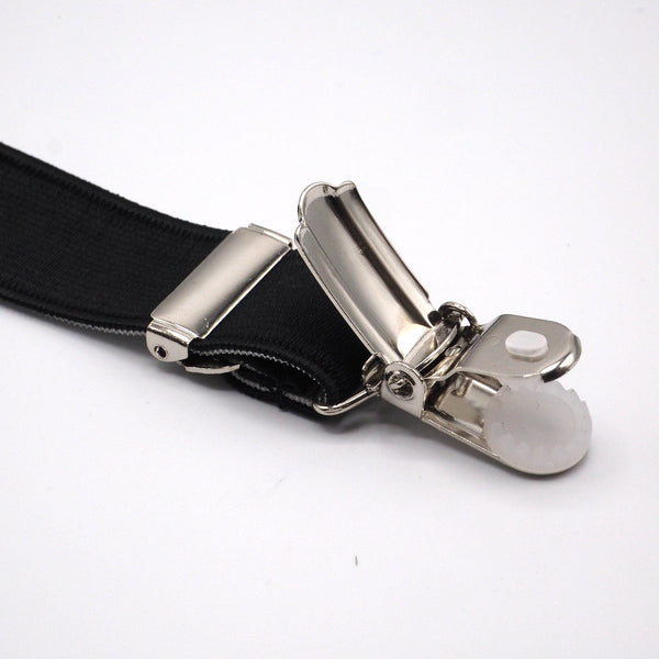 Elegant black thin braces