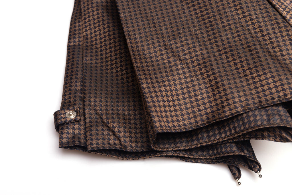 Mario Talarico Folding Umbrella Brown Lemon Handle