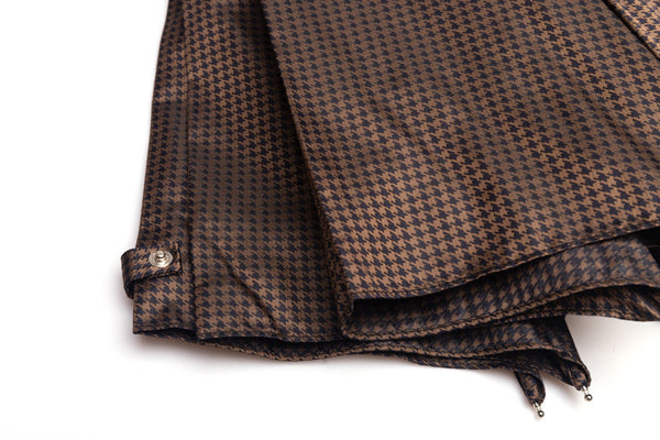 Mario Talarico Folding Umbrella Brown Lemon Handle