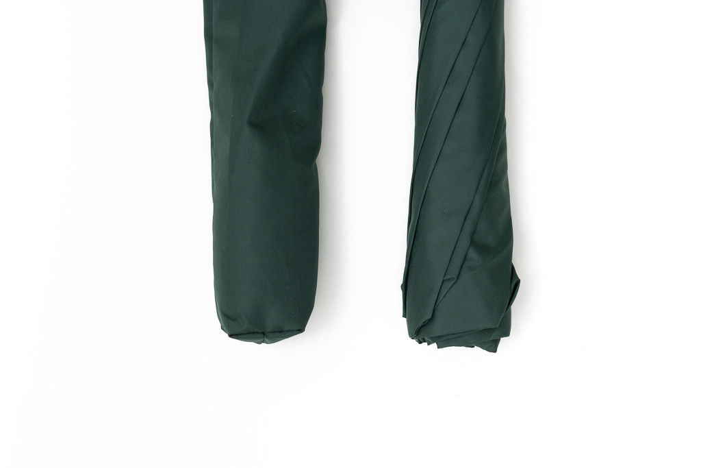 Mario Talarico folding umbrella green bamboo handle