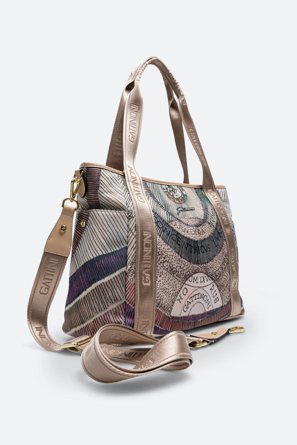 Shopping Bag Maya Planetarium Watercolor