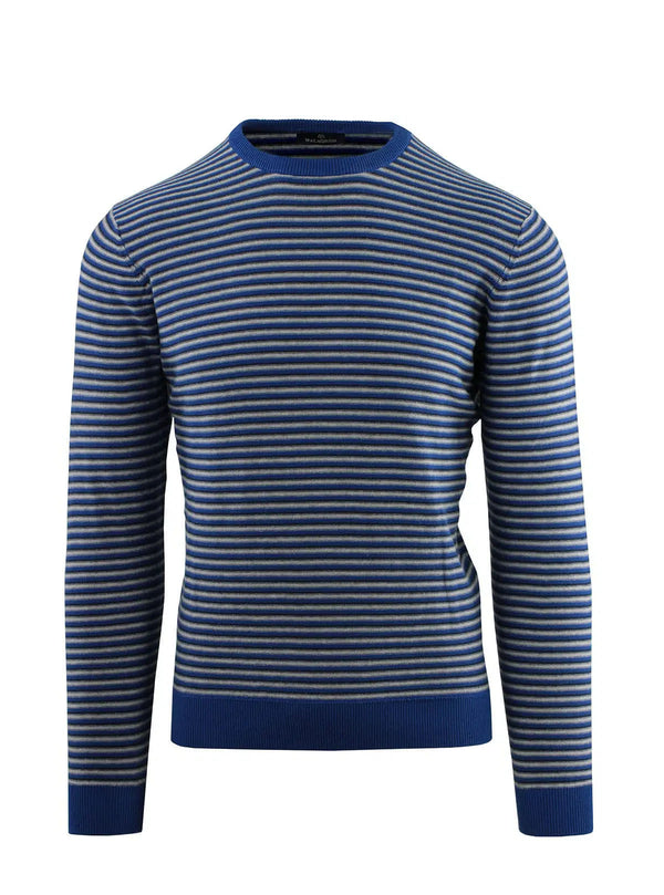 STRIPED CREW NECK