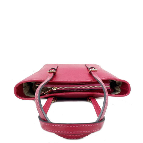 Women's Shoulder Bag Saffiano Leather Handmade - Cefalu' 3303. 