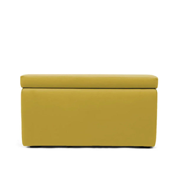 PANDORA 84 ECO SWING, Panca Pouf Contenitore Rettangolare in Ecopelle con Ruote 84x42 h42