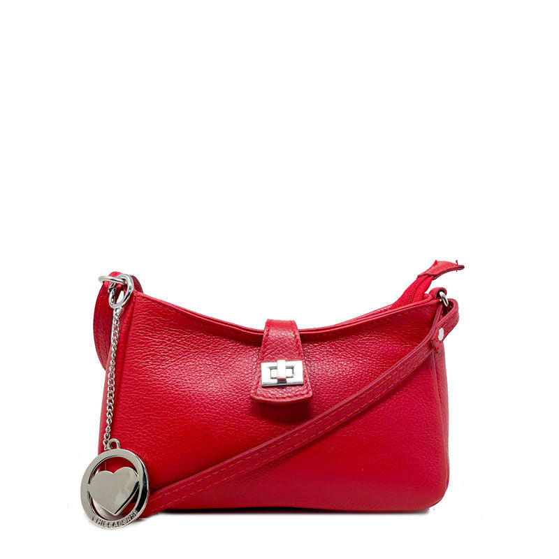 Women's Small Shoulder Clutch Bag with Casket Closure - Torino k048 