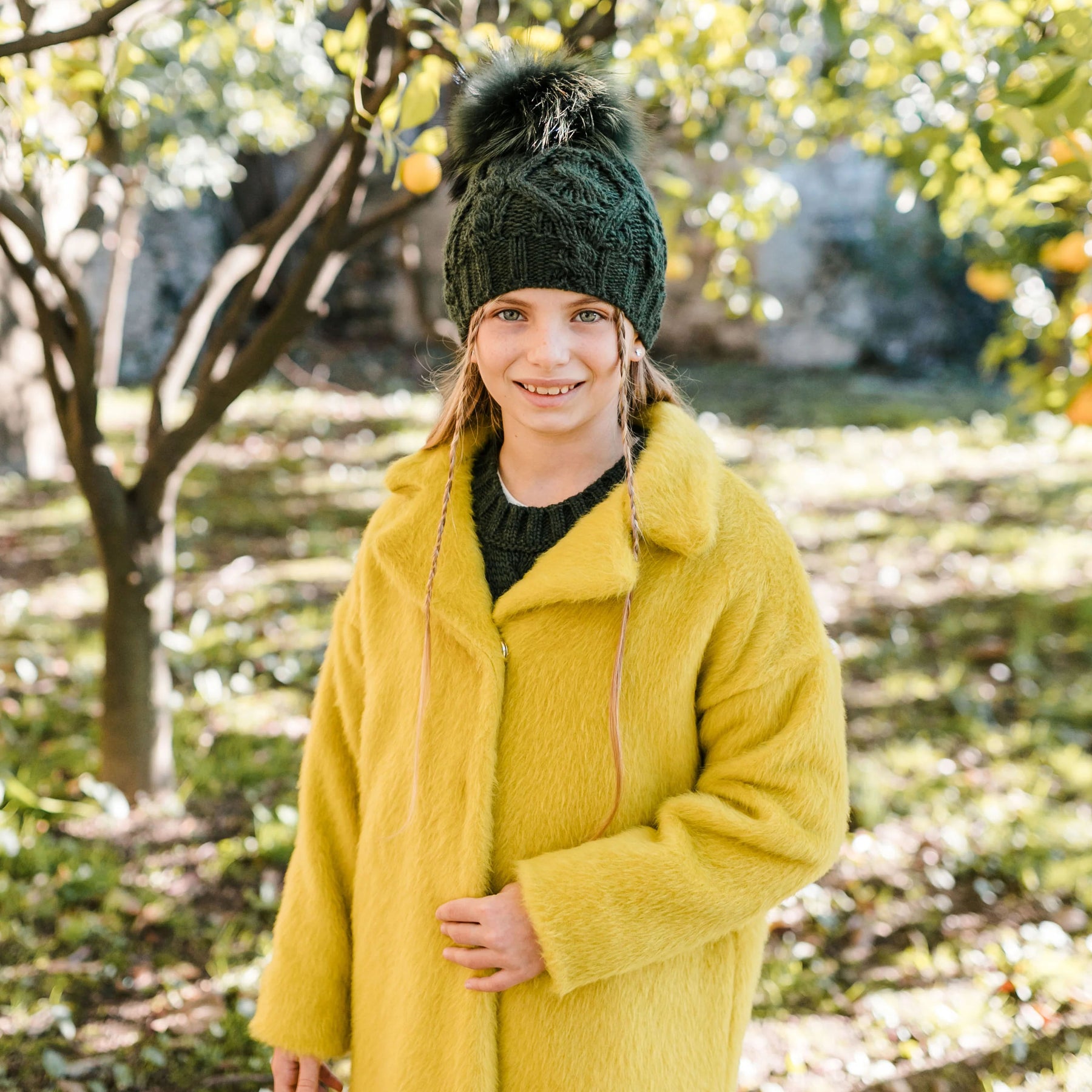 LIME GREEN LAMBSKIN COAT