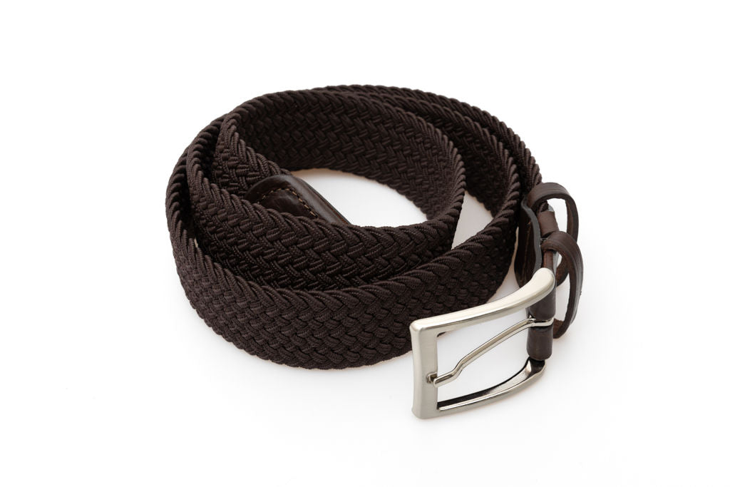 Cintura elastica marrone