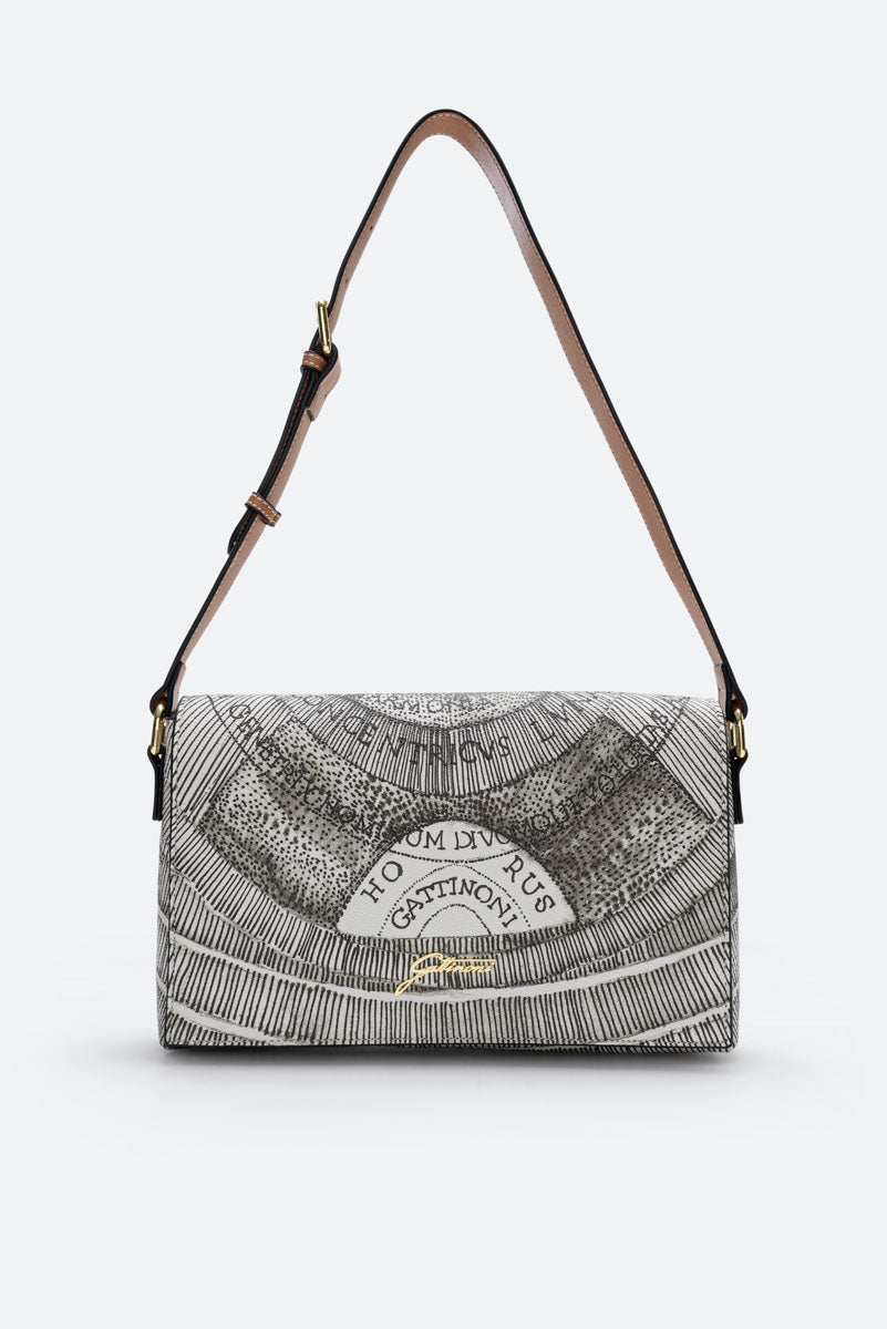 Flap Bag Planetarium Ink Sepia