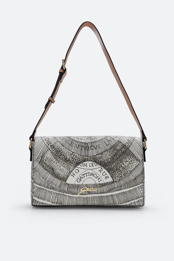 Flap Bag Planetarium Ink Sepia