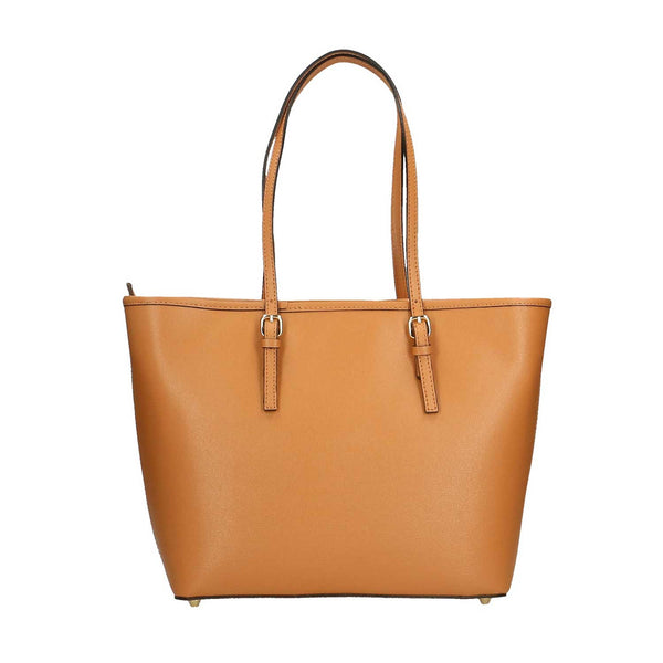 Women's shoulder bag in genuine Saffiano leather - Cefalu' 3306. 
