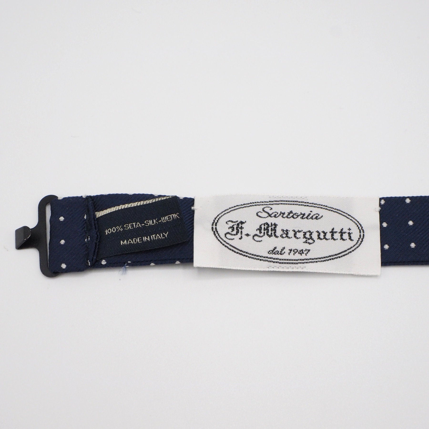Elegant micro-polka dot bow tie