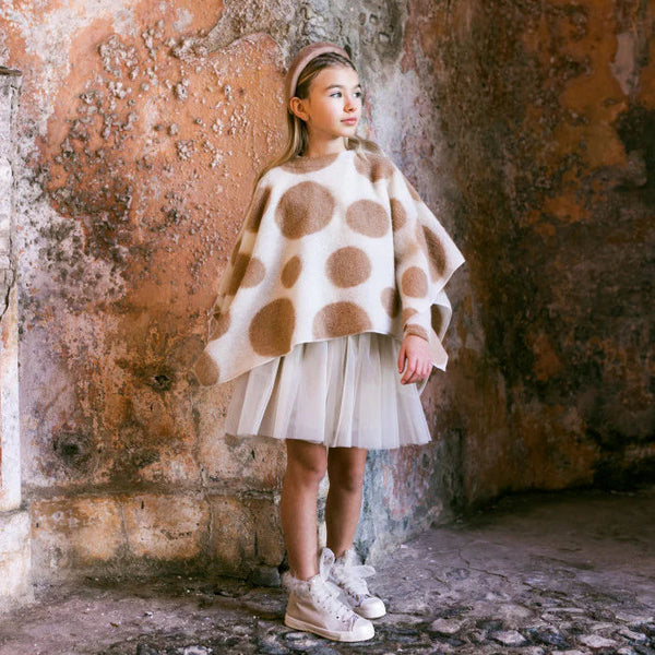 BEIGE TULLE SKIRT