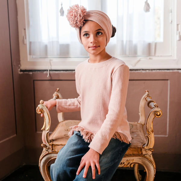 WOOL POMPOM HEADBAND