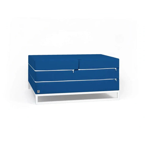 DIVERSO OUTDOOR, Outdoor Sofa Bed and Pouf 90x90 cm 