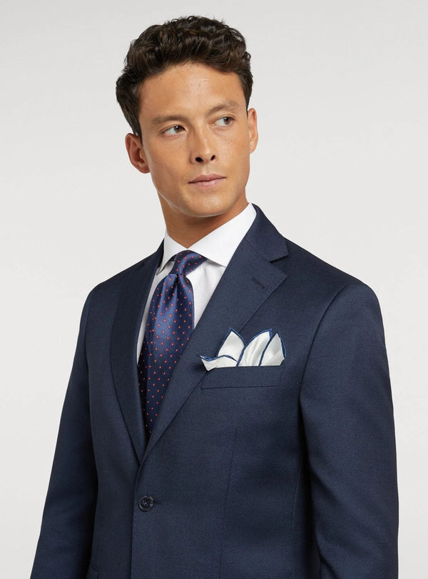 Classic Bird's Eye Blue Suit