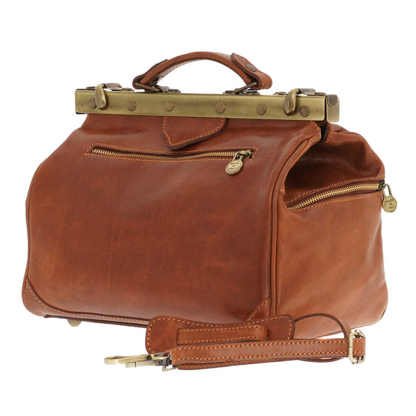 Unisex Leather Work Bag - 45 x 35 x 20 Cm - 2005 