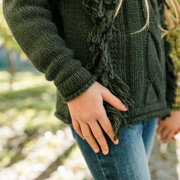 PULLOVER DETTAGLIO FRANGIA FRONTALE