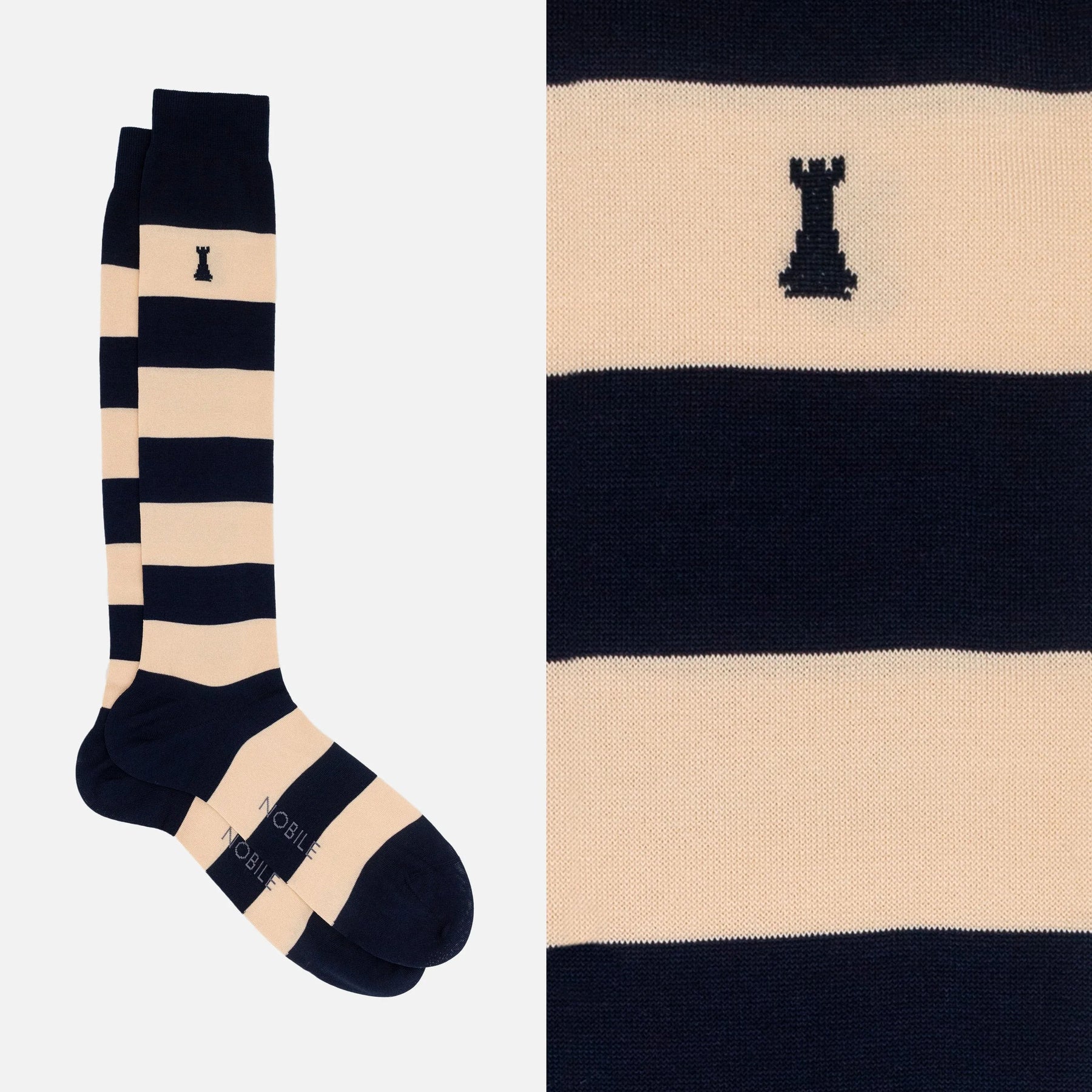 The Great Gatsby Box of 6 Long Socks - Mixed Pattern