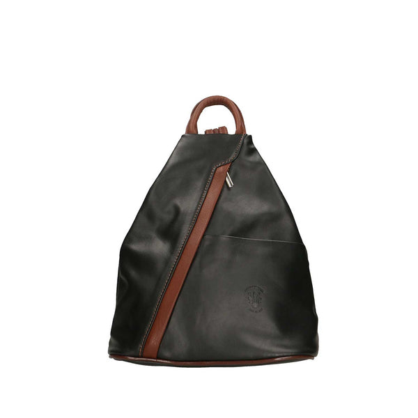 Women's Backpack Bag in Genuine Leather Made in Italy - 25x30x13 Cm. Backpack. 80072 