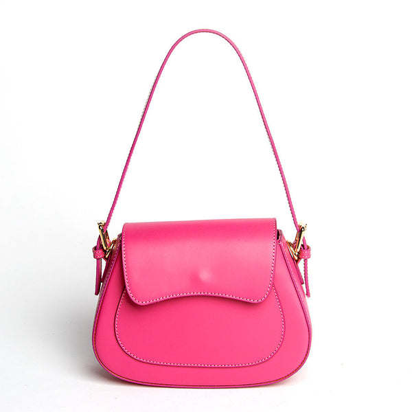 BARBIE - Elegant fuchsia leather postwoman