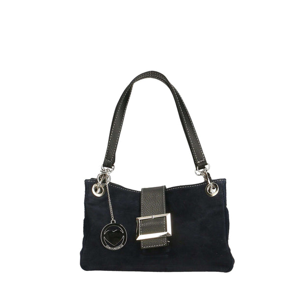 Women's Hand Clutch in 100% Suede Leather - 27x18x12 cm - 10027 