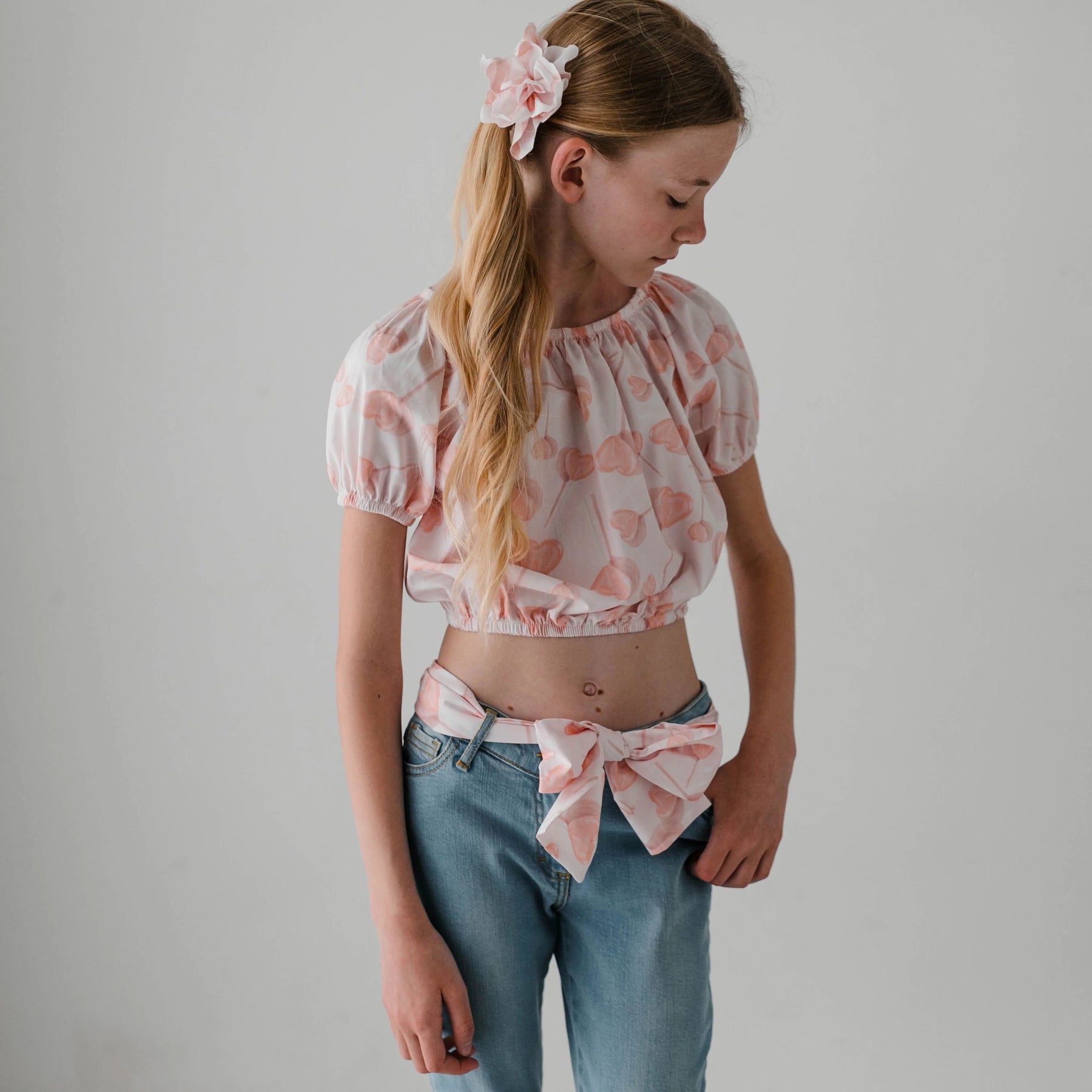 TOP CROPPED IN COTONE FANTASIA