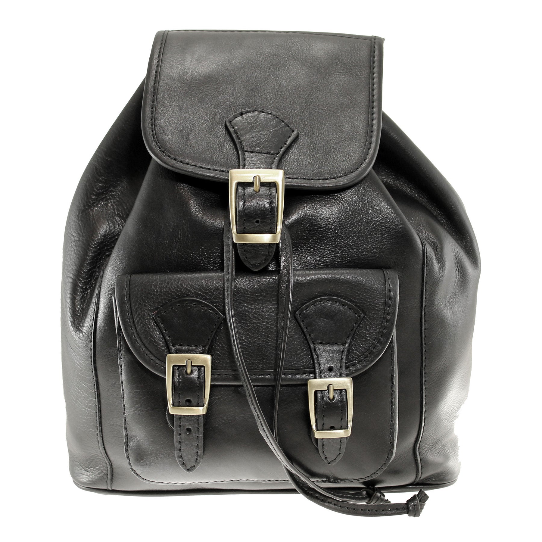Unisex Leather Backpack Made in Italy - 27x30x13 Cm - 9126 