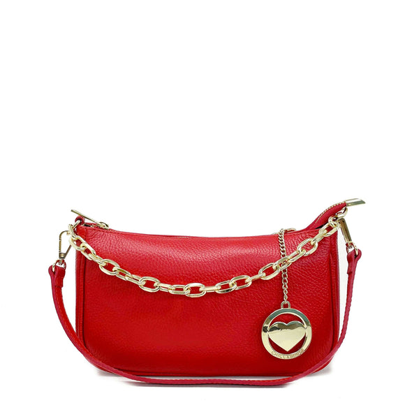 Women's Small Shoulder Clutch Bag with Chain - K032 