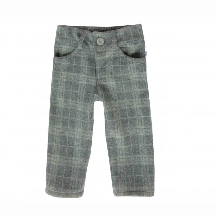 5 POCKET CHECKED TROUSERS