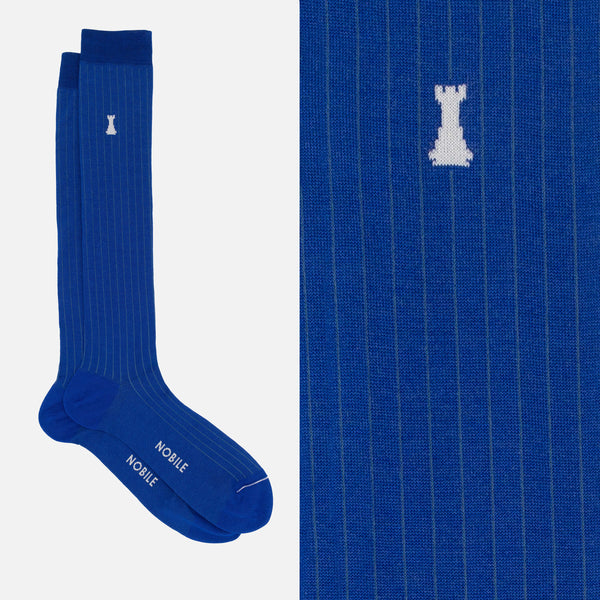 Julius Caesar - Long sock with very fine ribs