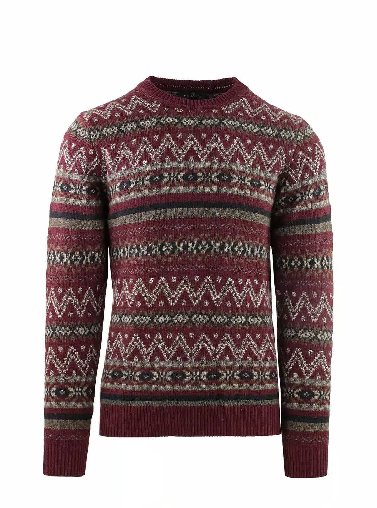 FAIR ISLE JACQUARD CREW NECK