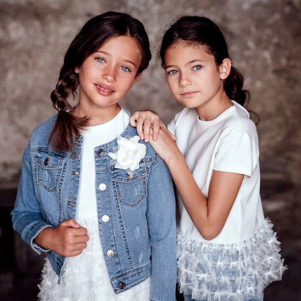 GIACCA DENIM AZZURRO SENZA SPILLA