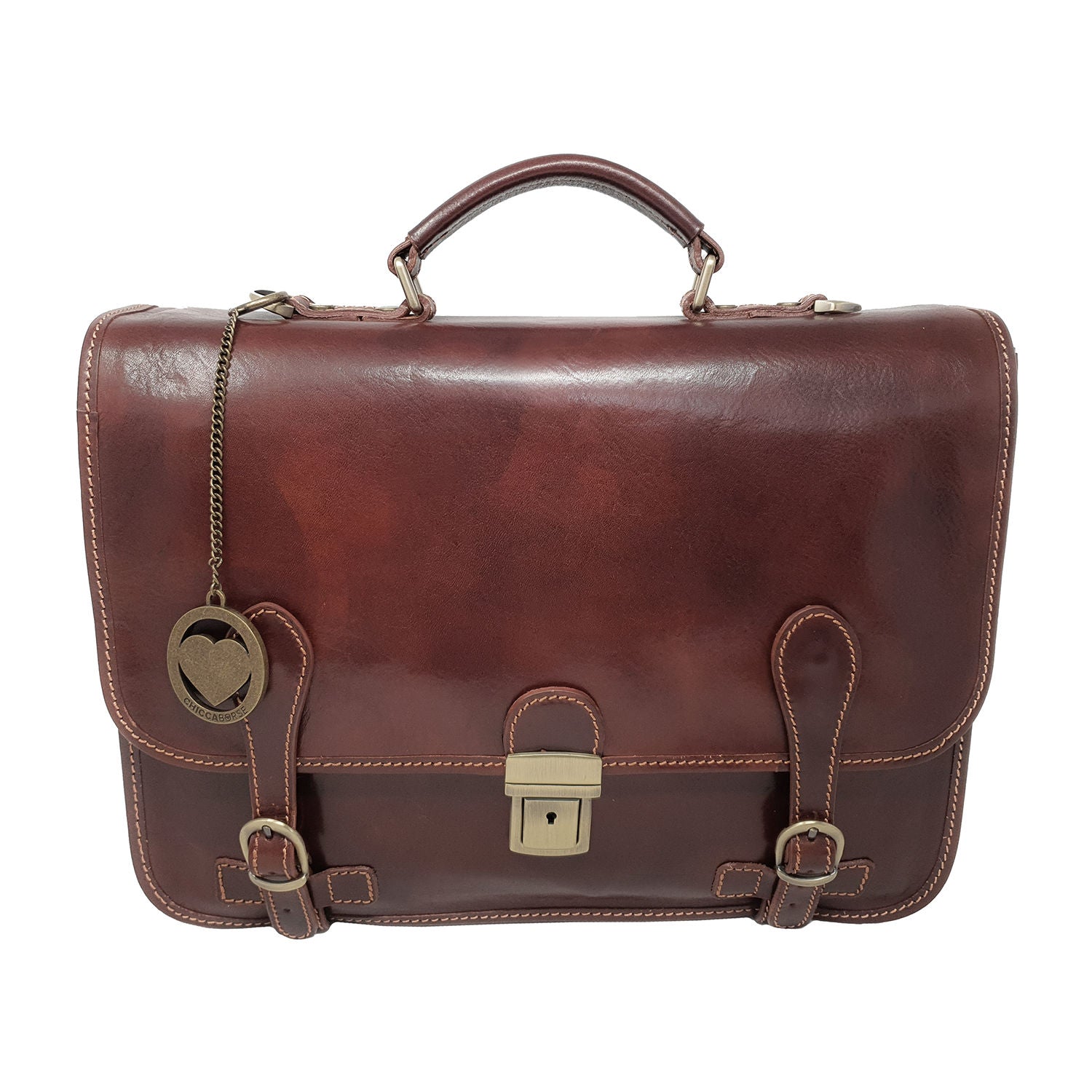 Borsa da lavoro Portadocumenti da Uomo Tracolla in pelle - 39x29x10 Cm - G958