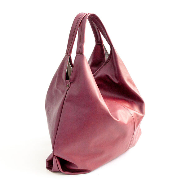 ELSA - Maxi bag in black nappa leather
