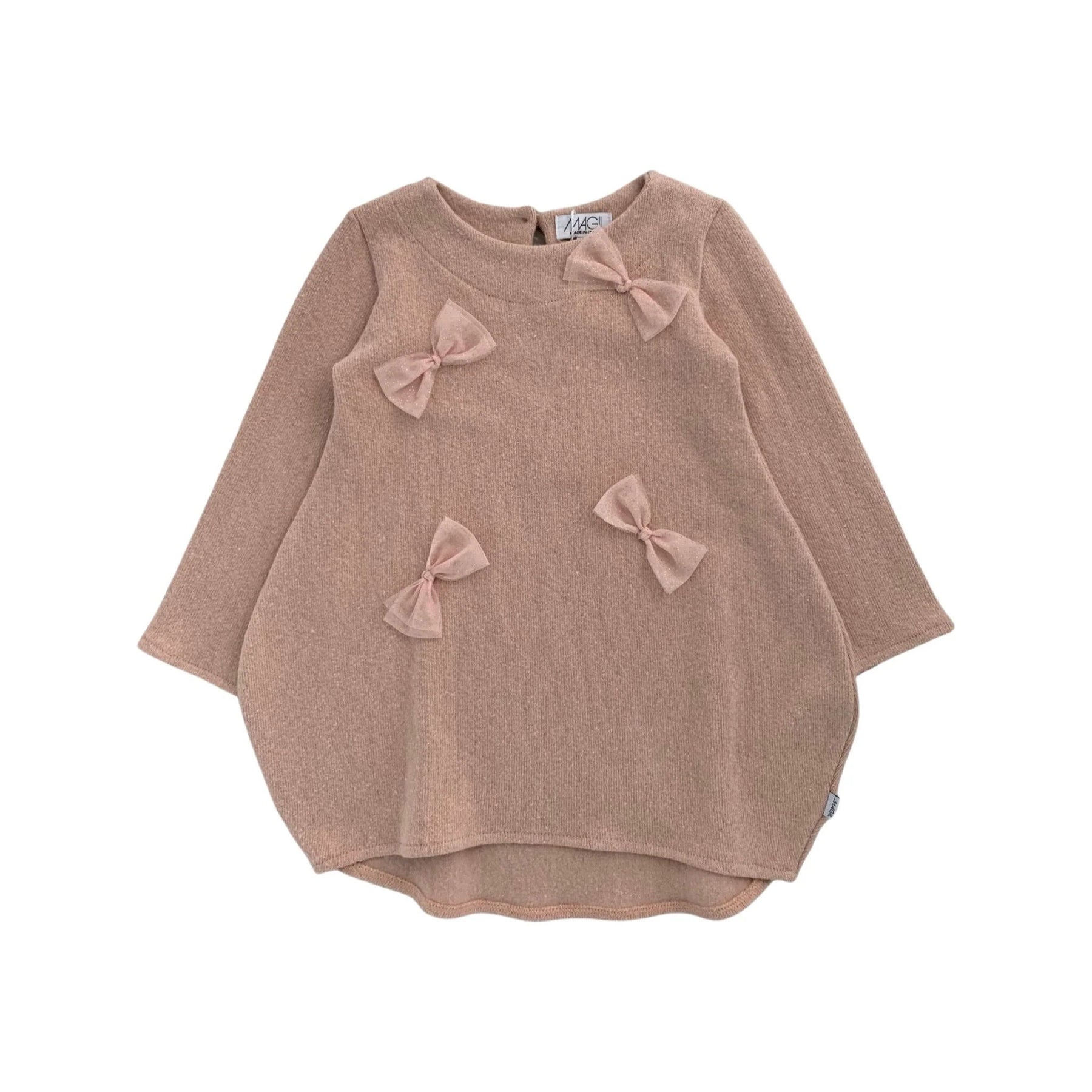 ABITO EGG-SHAPE CON FIOCCHI IN TULLE