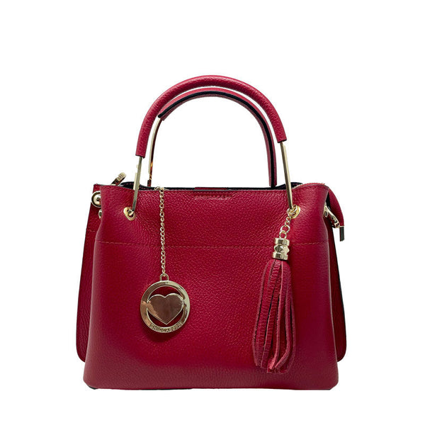 Medium Handbag for Women in Dollar Leather Metal Handles - Modena k067. (Copy)