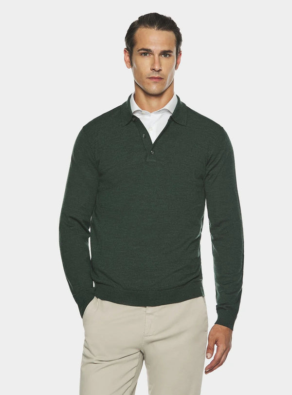 Polo in pura lana merino